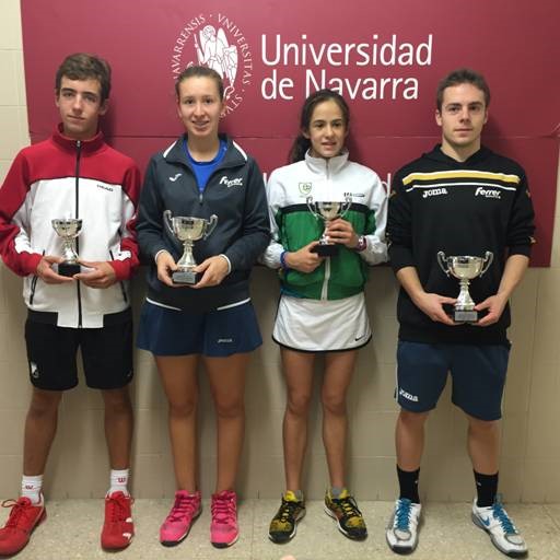 Garc&iacute;a y Carra vencen en el 11&ordm; Trofeo J&uacute;nior &quot;Federaci&oacute;n Navarra de Tenis&quot;